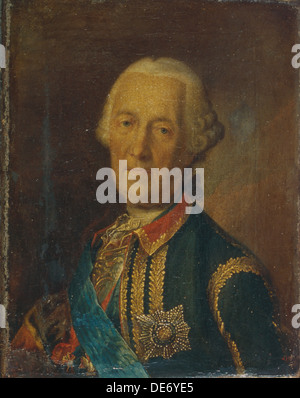 Portrait der Feldmarschall und Politiker Graf Burkhard Christoph von münnich (1683-1767), 1764. Artist: Buchholz, Heinrich (1735-1780) Stockfoto