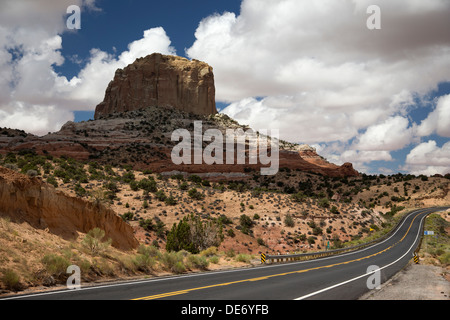 Autobahn 98 Quadratmeter Butte Navajo Reservierung Arizona Stockfoto