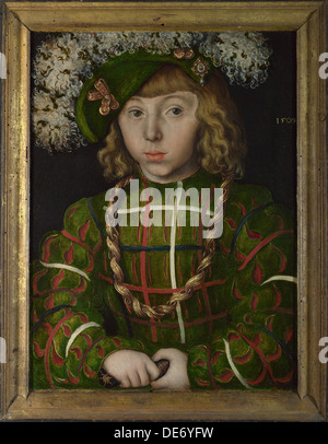 John Friedrich i., Kurfürst von Sachsen (1503-1554), 1509. Künstler: Cranach, Lucas, der ältere (1472-1553) Stockfoto