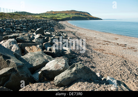 Greystones (Irisch: Na Clocha Liatha) ist eine Stadt und am Meer Seebad im County Wicklow, Ireland. Stockfoto