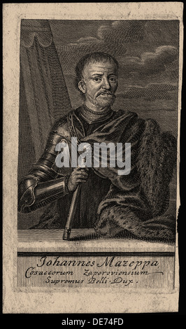 Porträt von Hetman Ivan Mazepa (1639-1709), Anfang 18. Jh.. Künstler: anonym Stockfoto