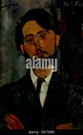 Portrait von Leopold Zborowski, 1916. Artist: Modigliani, Amedeo (1884-1920) Stockfoto