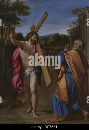 Christus erscheint, St. Peter an der Via Appia (Domine, Quo Vadis?), ca 1602. Künstler: Carracci, Annibale (1560-1609) Stockfoto