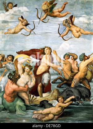 Triumph der Galatea, c. 1512. Künstler: Raffael (1483-1520) Stockfoto