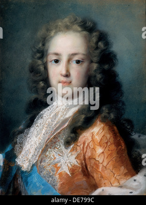 Louis XV von Frankreich (1710 – 1774) als Dauphin, 1720-1721. Künstler: Carriera Rosalba Giovanna (1657-1757) Stockfoto
