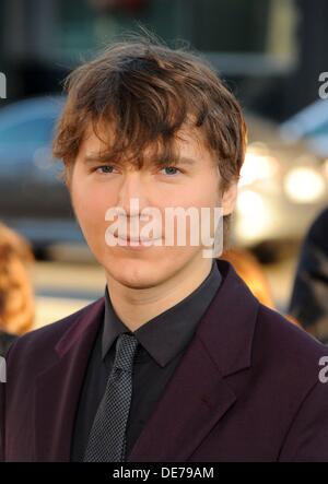 Los Angeles, Kalifornien, USA. 12. September 2013. Paul Dano im Ankunftsbereich für Gefangene Premiere, The Academy of Motion Pictures Arts und Sciences (AMPAS), Los Angeles, Kalifornien, 12. September 2013. Bildnachweis: Elizabeth Goodenough/Everett Collection/Alamy Live-Nachrichten Stockfoto