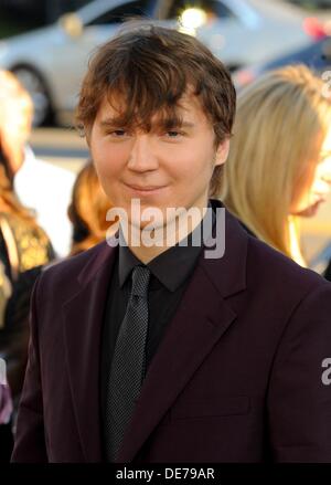 Los Angeles, Kalifornien, USA. 12. September 2013. Paul Dano im Ankunftsbereich für Gefangene Premiere, The Academy of Motion Pictures Arts und Sciences (AMPAS), Los Angeles, Kalifornien, 12. September 2013. Bildnachweis: Elizabeth Goodenough/Everett Collection/Alamy Live-Nachrichten Stockfoto