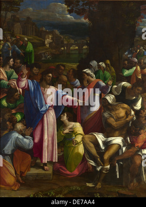 Die Auferweckung des Lazarus, ca. 1518. Künstler: Piombo, Sebastiano del (1485-1547) Stockfoto