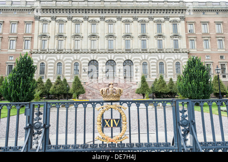 Königspalast in Stockholm - Kungliga slottet Stockfoto