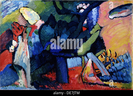 Improvisation 4., 1909. Künstler: Kandinsky, Wassily Wassiljewitsch (1866-1944) Stockfoto