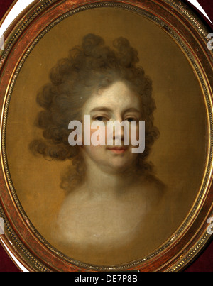 Porträt von Kaiserin Maria Fjodorowna (Sophie Dorothea von Württemberg (1759-1828), 1796. Artist: Borovikovsky, Vladimir Lukich (1757-1825) Stockfoto