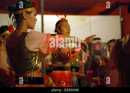 Bellucci Zirkus durchgeführt in Tel Aviv, Israel im April chinesische acrobat Stockfoto