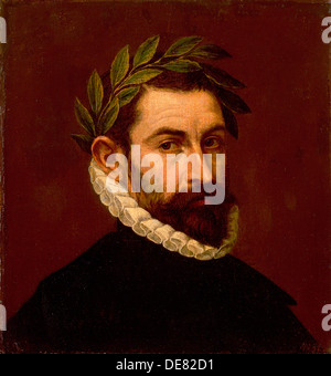 Porträt des Dichters Alonso de Ercilla y Zúñiga ", (1533-1594) zwischen 1576 und 1578. Stockfoto