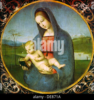 "Die Madonna Conestabile", 1502-1503.  Künstler: Raphael Stockfoto