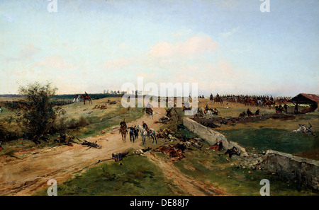 "Szene aus dem deutsch-französischen Krieg 1870', 19. Jahrhundert. Künstler: Alphonse de Neuville Stockfoto
