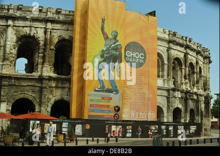 Arena de Nimes, Frankreich. Stockfoto