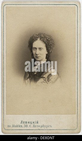 Porträt von Kaiserin Maria Alexandrowna von Russland (1824-1880). Stockfoto