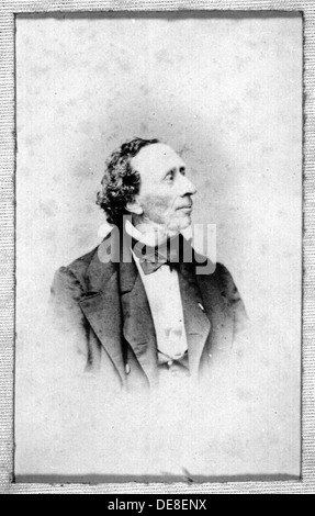 Portrait von Hans Christian Andersen (1805-1875). Stockfoto