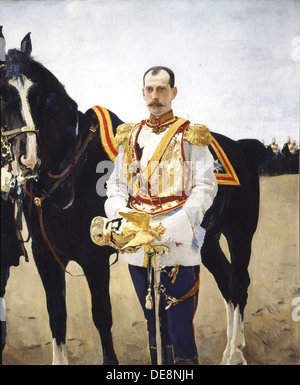 Porträt des großen Herzog Paul Alexandrovich von Rußland (1860-1919), 1897. Künstler: Serow, Valentin Alexandrowitsch (1865-1911) Stockfoto