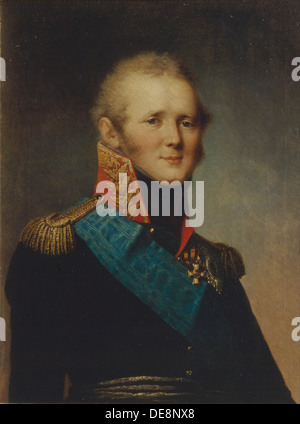 Porträt des Kaisers Alexander ich (1777-1825), 1809. Künstler: Shchukin, Stepan Semyonovich (1762-1828) Stockfoto