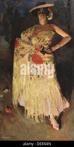 Eine Tänzerin, 1903. Künstler: Vinogradov, Sergei Arsenyevich (1869-1938) Stockfoto