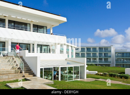 Memmo Baleeira Sagres Hotel Schwimmbad Terrasse Sagres Algarve Portugal EU Europa Stockfoto