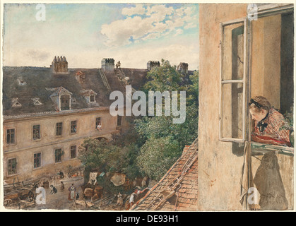 Blick auf die Alservorstadt, 1872. Künstler: Alt, Rudolf von (1812-1905) Stockfoto