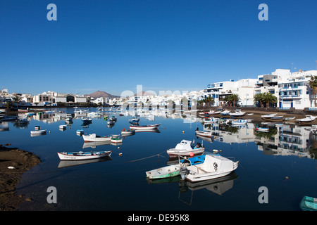 Die Marina in der Stadt Arrecife auf Lanzarote Stockfoto
