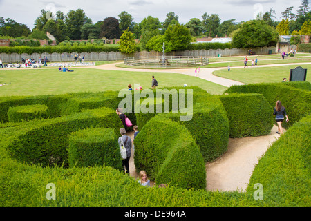 Das Labyrinth in den Lustgärten im Blenheim Palace in Woodstock, Oxfordshire, England Stockfoto