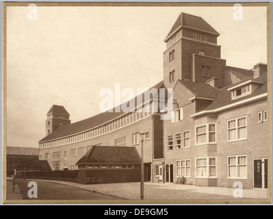 Scholencomplex | Schulgebäude Amsterdam Stockfoto