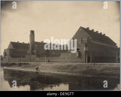 Scholencomplex | Schulgebäude Amsterdam Stockfoto