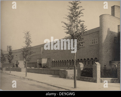 Scholencomplex | Schulgebäude Amsterdam Stockfoto