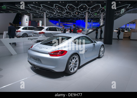 FRANKFURT, GERMANY - SEPTEMBER 11: Frankfurt Internationale Automobil-Ausstellung (IAA) 2013. Stockfoto