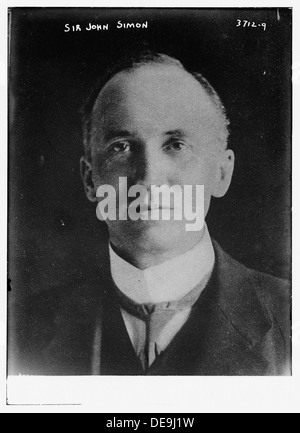 Sir John Simon, 03.01.16 (LOC) Stockfoto