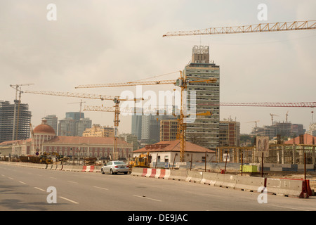 Bau-Boom, Luanda, Angola Stockfoto