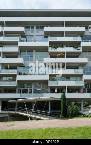 Wohnhaus am Klopstockstrasse 14-18 in Hansaviertel moderne Wohnsiedlung in Berlin Deutschland Stockfoto