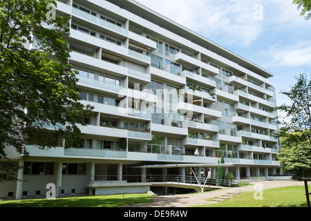 Wohnhaus am Klopstockstrasse 14-18 in Hansaviertel moderne Wohnsiedlung in Berlin Deutschland Stockfoto