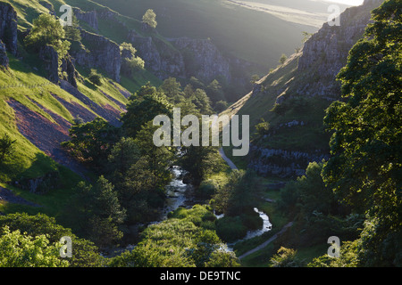 Wolfscote Dale, Taube Tal, Peak District National Park, Derbyshire Stockfoto