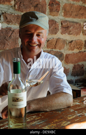 Weingut Hench, Buergstadt in Franken, Bayern Deutschland Stockfoto