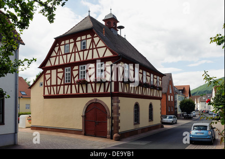 Altes Rathaus in Kleinheubach am Main, Bayern, Deutschland Stockfoto