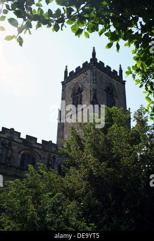 Friedhof - Pfarrei Kirche St. Oswald - Durham - Grafschaft Durham - England - Großbritannien Stockfoto