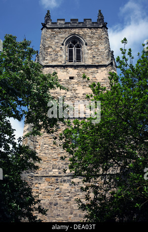 Friedhof - Pfarrei Kirche St. Oswald - Durham - Grafschaft Durham - England - Großbritannien Stockfoto