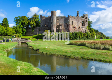 Laugharne Castle, Laugharne, Carmarthenshire, Wales, UK Stockfoto