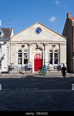 Corn Exchange Gebäude in Wallingford, jetzt als ein kulturelles Zentrum genutzt. Stockfoto