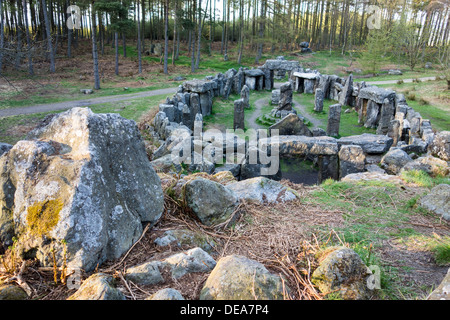 Druidentempel nahe Ilton, Masham, North Yorkshire UK Stockfoto