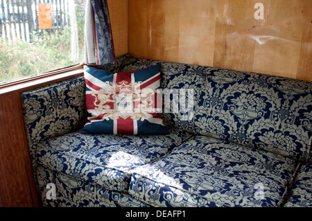 Severn Valley Railway, Beobachtung Auto Sofa Stockfoto