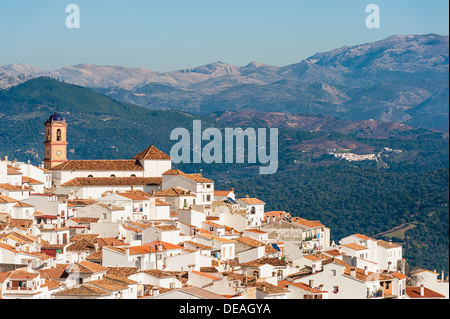 Andalusischen Dorf am sonnigen Wintertag Stockfoto