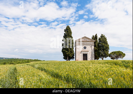 Kapelle in San Quirico d ' Orcia Tuscany Stockfoto