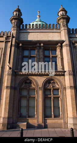 Fassade, Brighton Dome, Säulen, Kuppel, Minarett Stockfoto