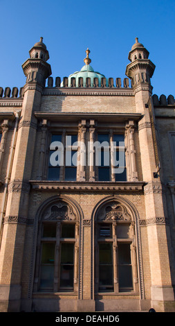 Fassade, Brighton Dome, Säulen, Kuppel, Minarett Stockfoto